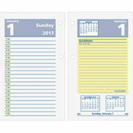 PEN2PAPER Quicknotes Daily Desk Calendar Refill, Multi - 3.5 x 6 in. PE3741321